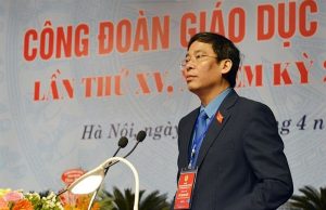 Chủ tịch Công đoàn Giáo dục Việt Nam Vũ Minh Đức