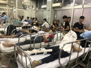 Các nạn nhân cấp cứu tại Bệnh viện Chợ Rẫy TP.HCM